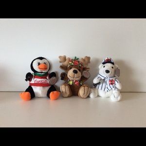 Coca-Cola Collectible  Bean Bag Plushies